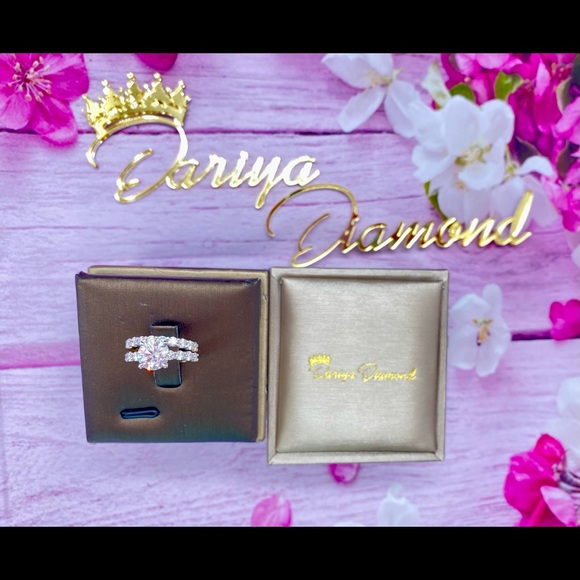 4.14Ct moissanite ring set with certificate - Picture 13 of 16